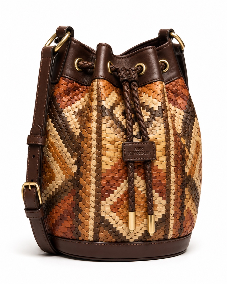 Woven Heritage Bucket Bag — view 1