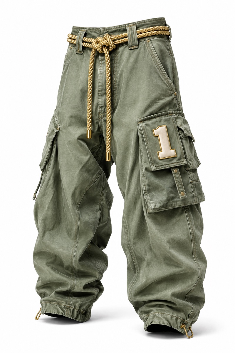 Rope-Belt Cargo Pant — view 1
