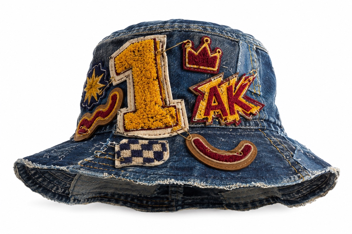 Chenille Patch Bucket Hat — view 1