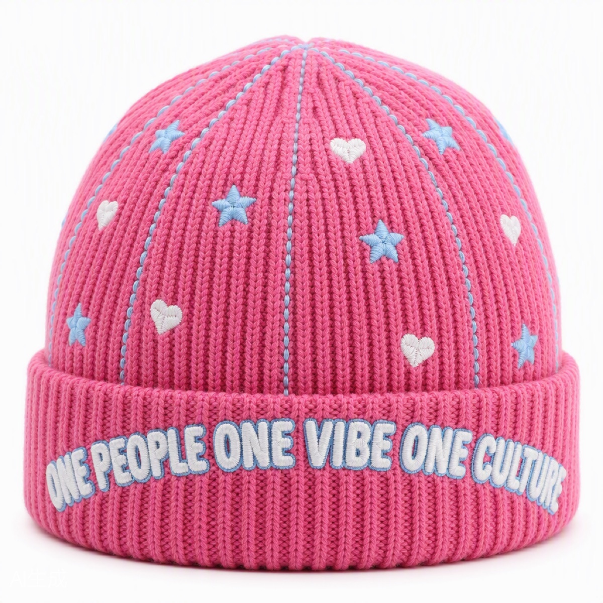 Chenille AK Beanie Pink — view 2