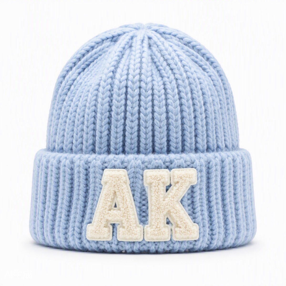 Chenille AK Beanie Baby Blue — view 4