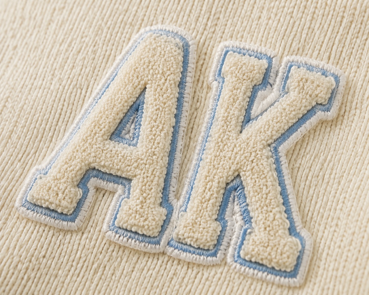 Chenille AK Beanie Cream — view 2