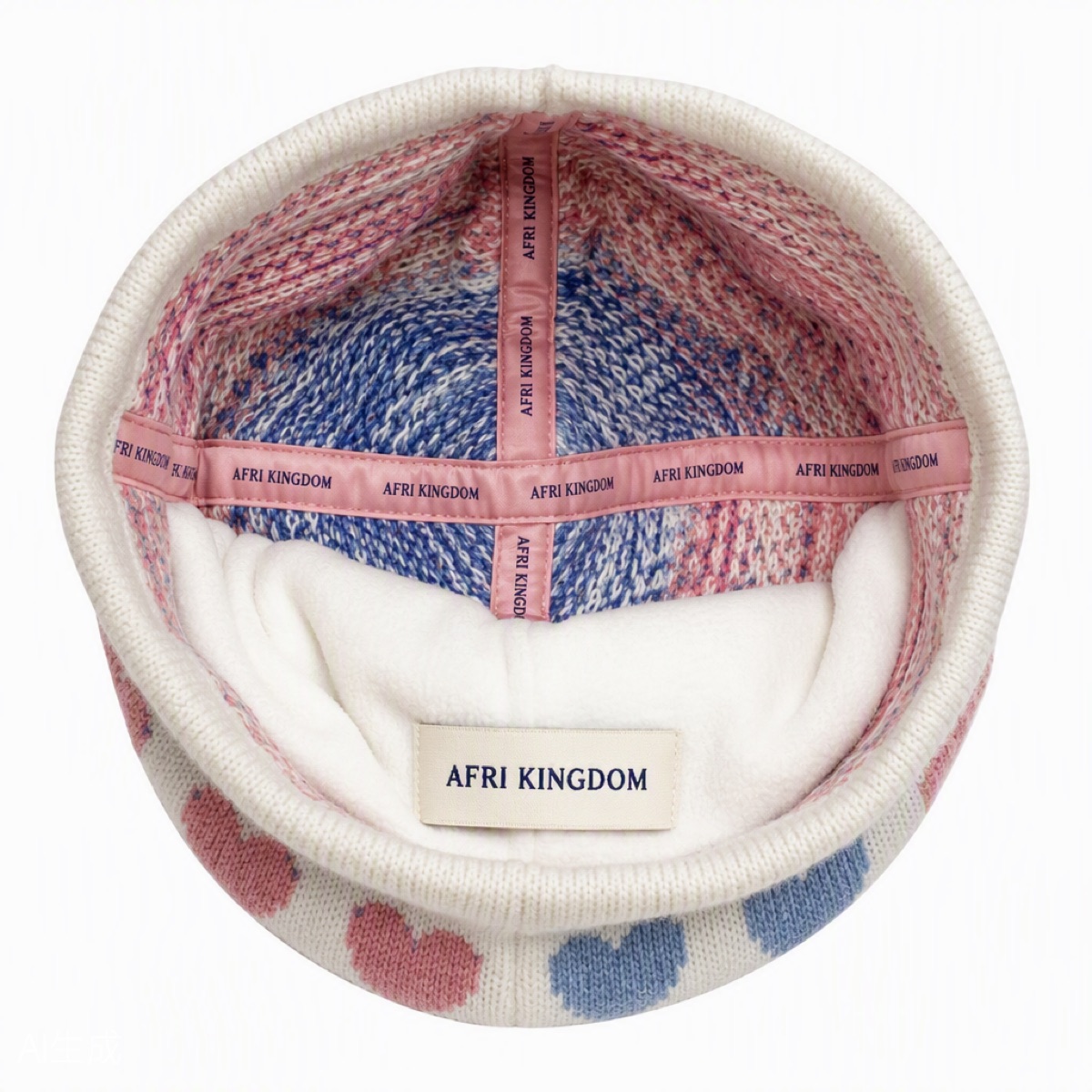 Heart Intarsia Beanie — view 1