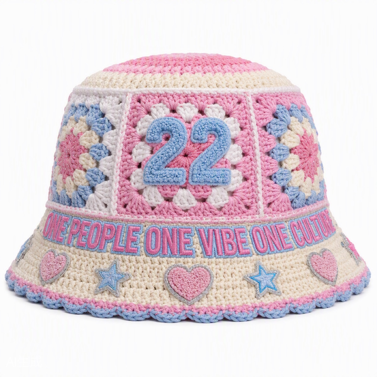 Crochet Candy Bucket — view 2
