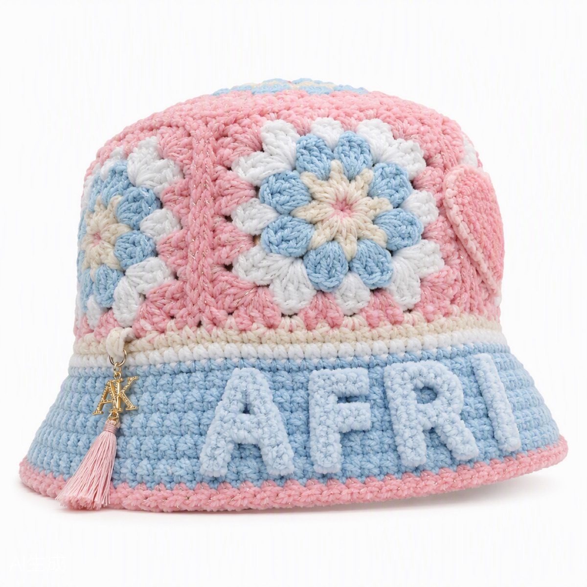Crochet Candy Bucket — view 3