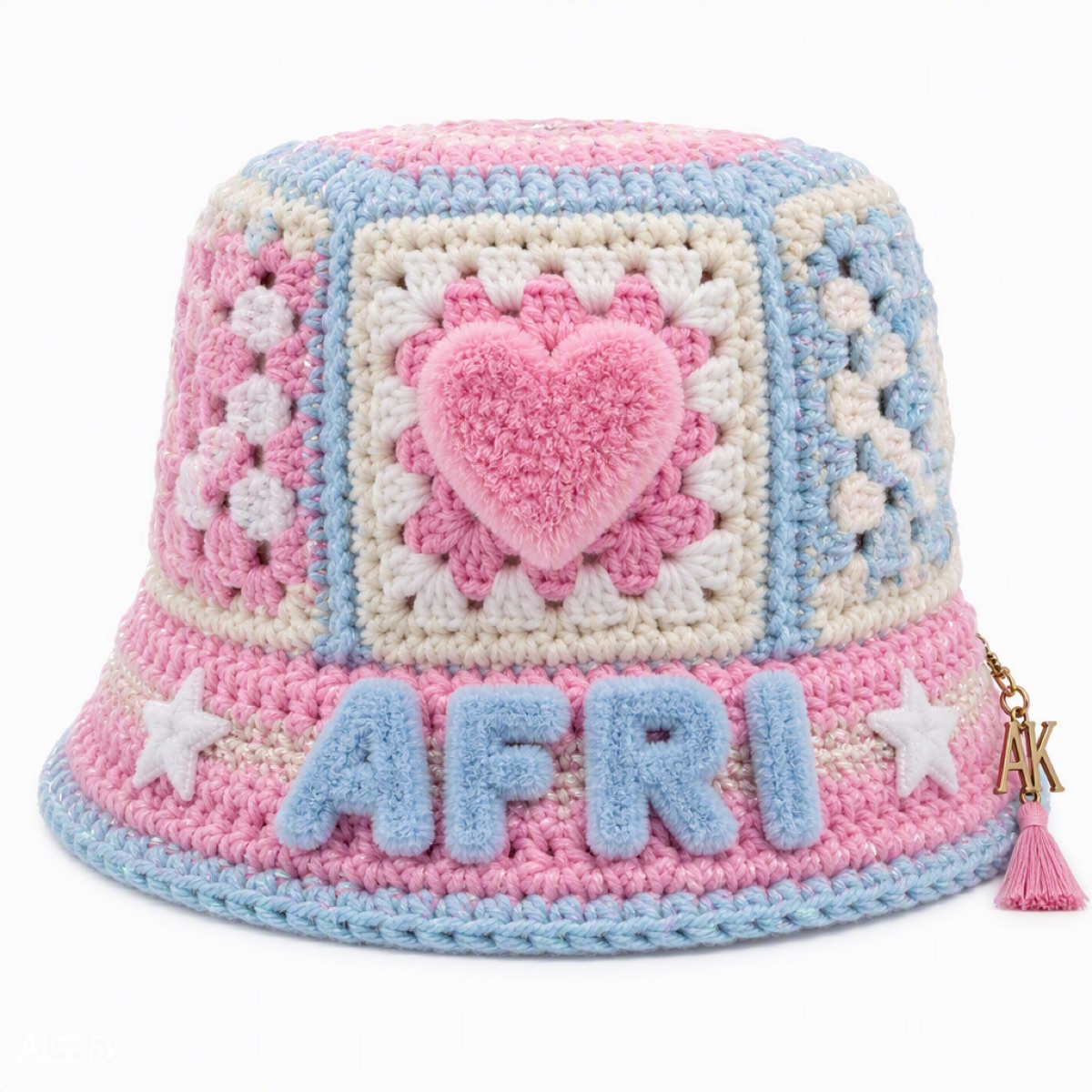 Crochet Candy Bucket — view 4