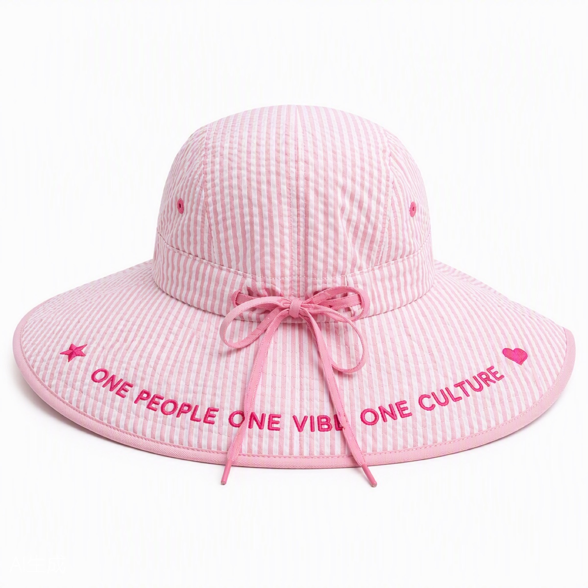 Seersucker Sun Hat — view 2