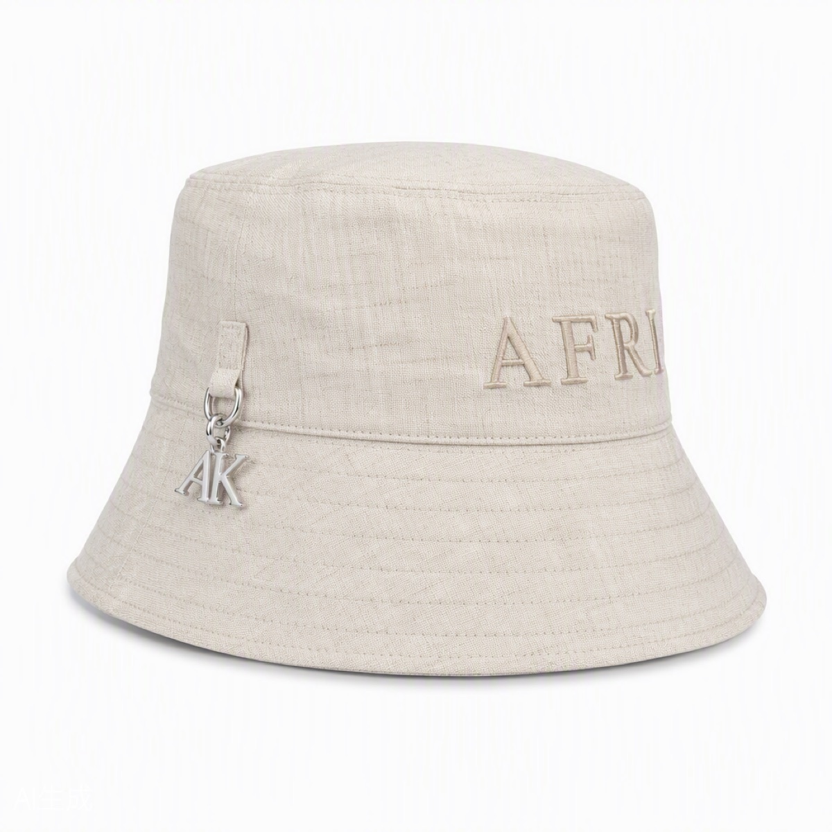 Linen Motto Bucket — view 3