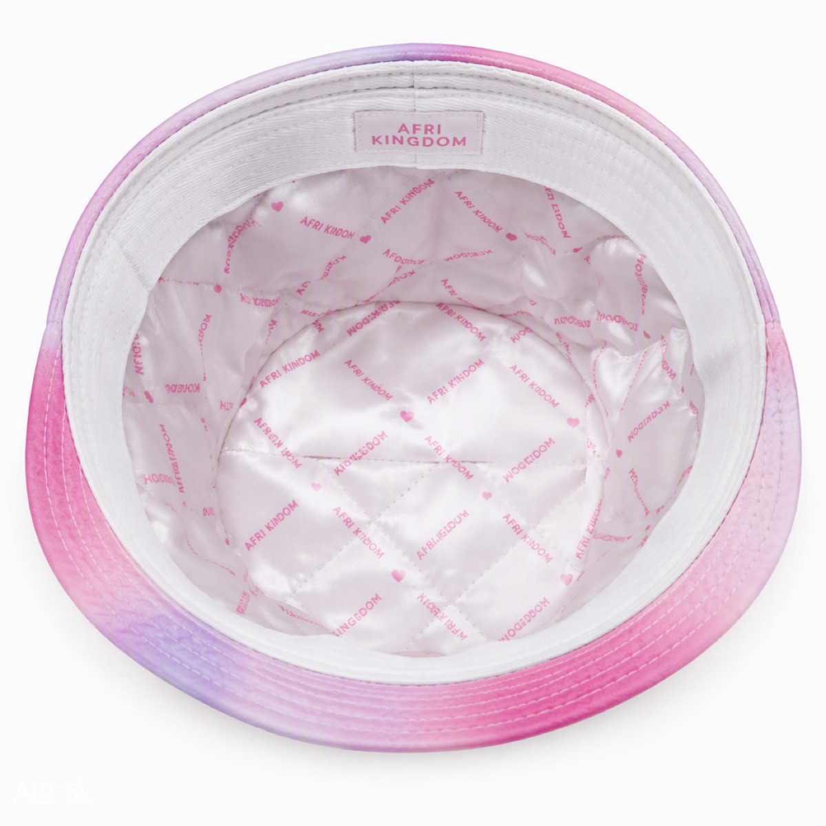 Cotton Candy Quilted Bucket — view 1