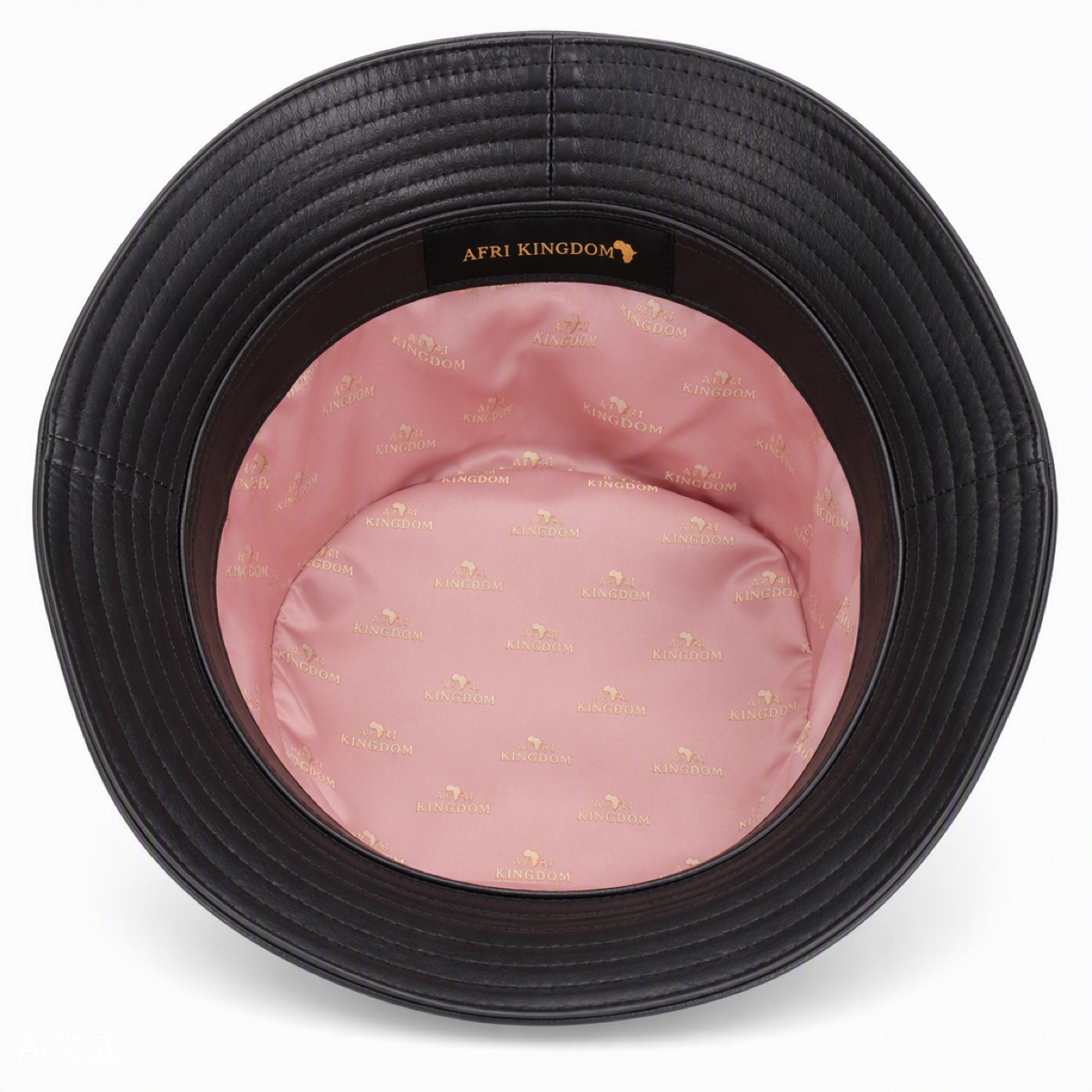 Noir Lambskin Bucket — view 1
