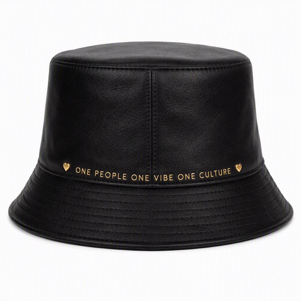 Noir Lambskin Bucket — view 2