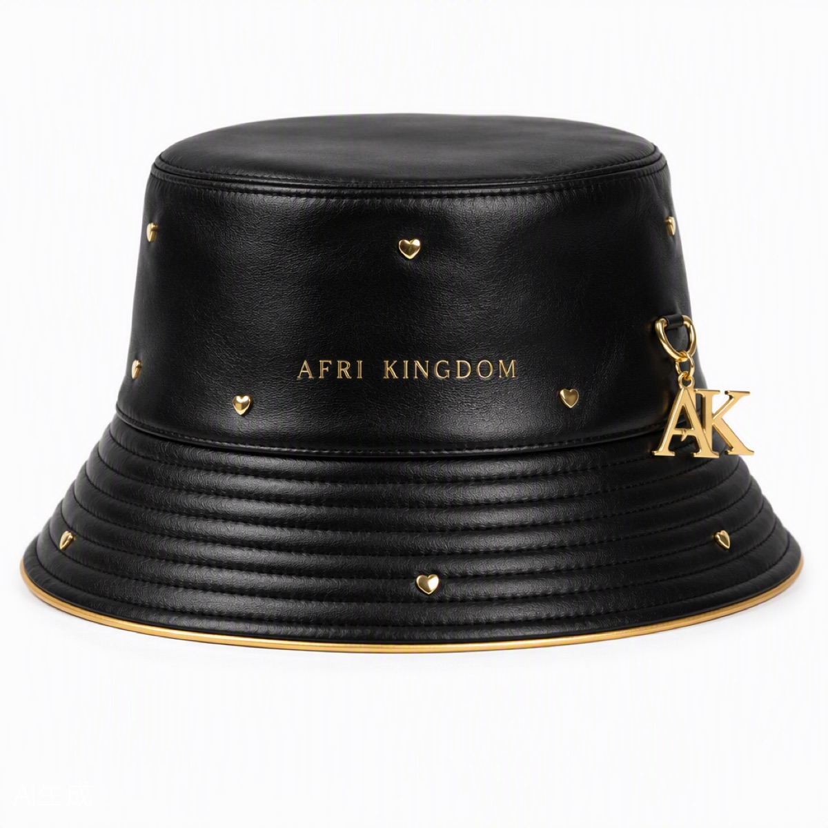Noir Lambskin Bucket — view 4