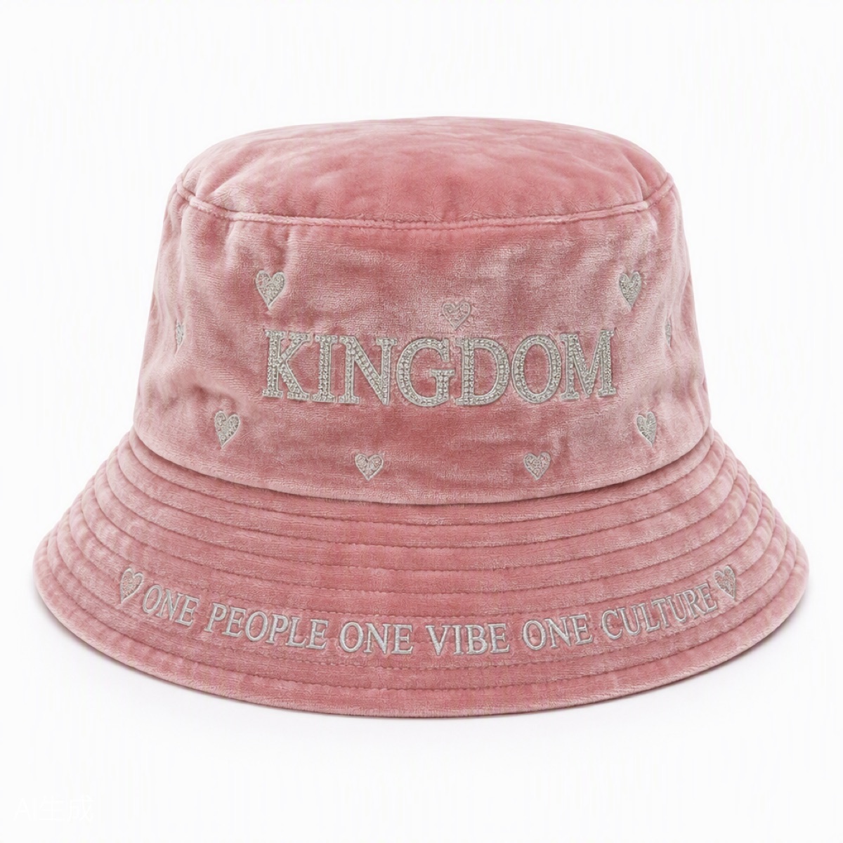 Berry Velour Bucket — view 2