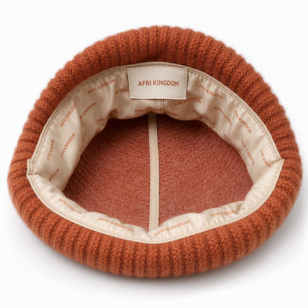 Terracotta Mohair Beanie — view 1