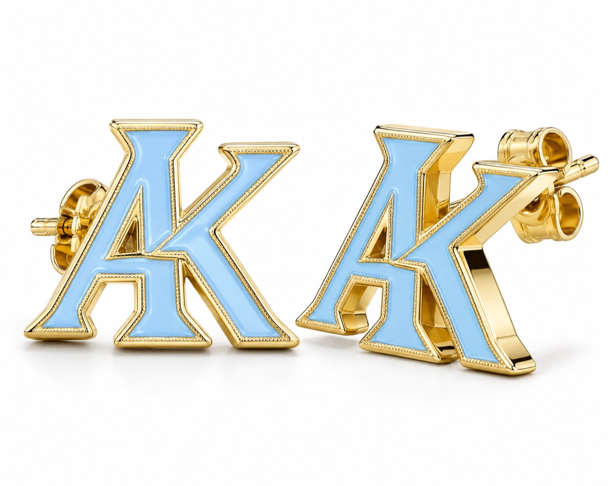 AK Enamel Studs — view 1