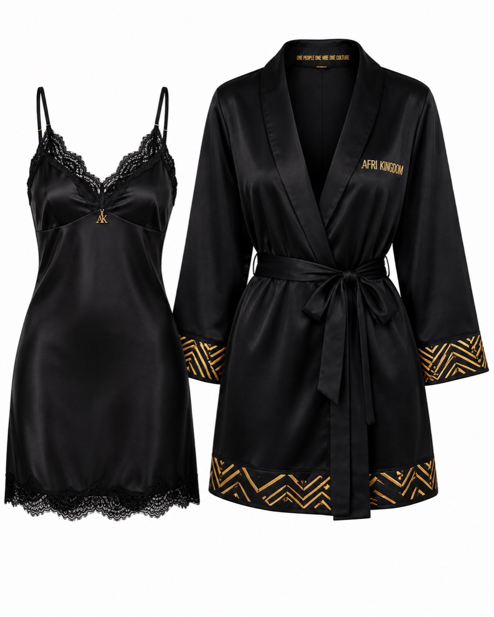 Noir Silk Set — Hers — view 2