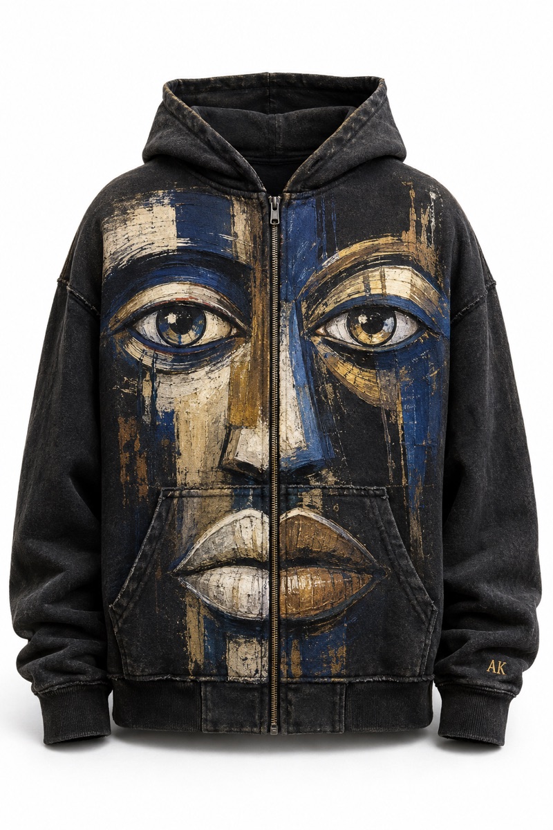 Face Zip Hoodie — view 1
