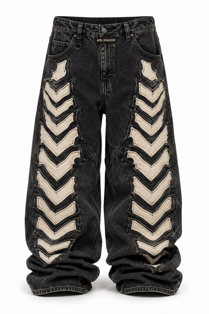 Bone Chevron Pants — view 1