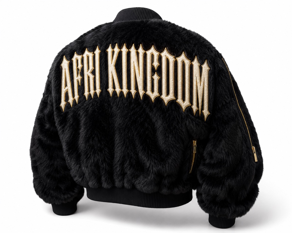 Fur Lettering Jacket — view 1