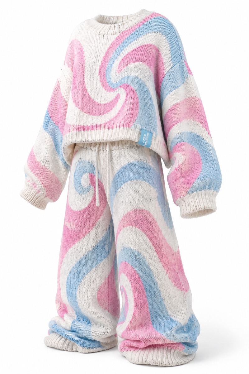 Candy Swirl Knit Set — view 1
