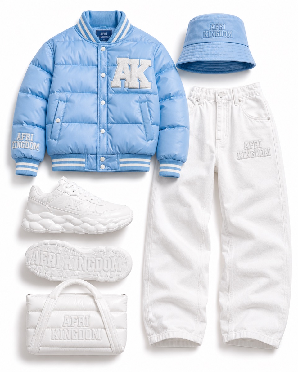 Baby Blue Campus Look — view 1