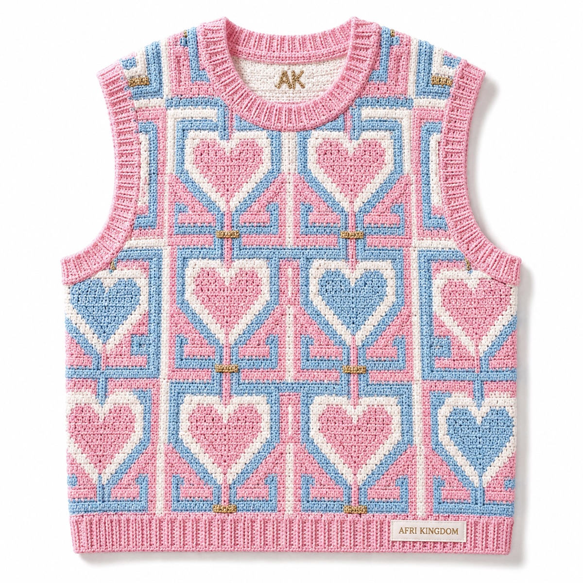 Heart Knit Vest — view 1