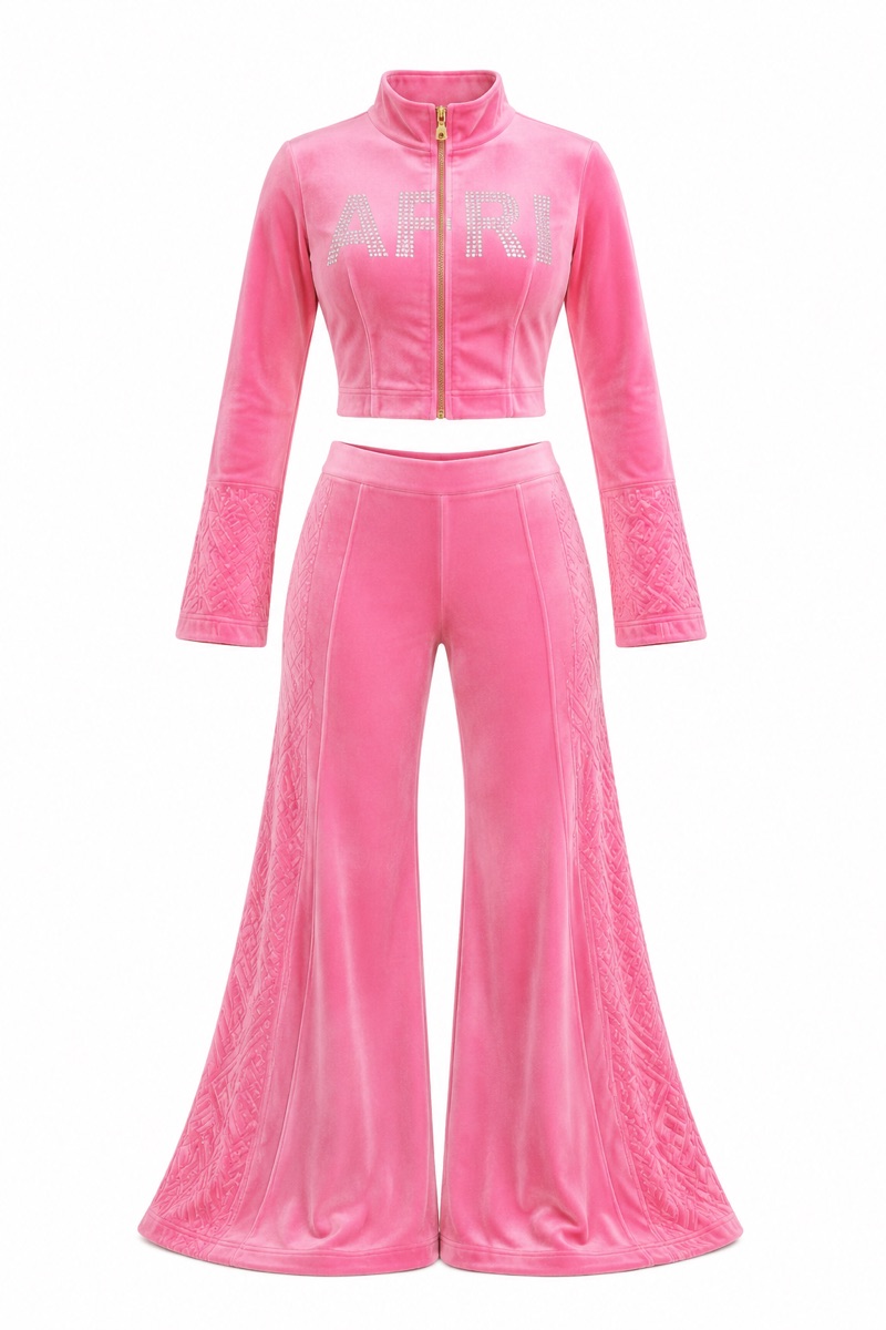 Velour Flare Set — view 2